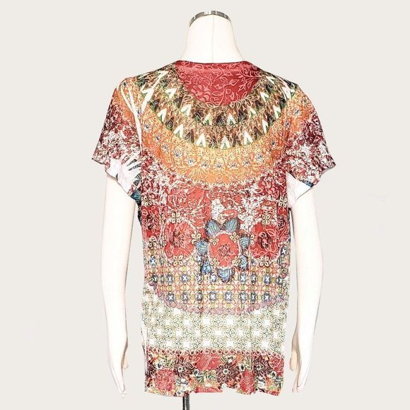 Geometric Print Top - Picture 6 of 9